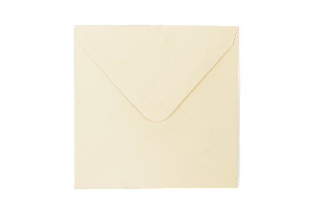 Briefumschläge Quadratisch 110x110 mm, Creme