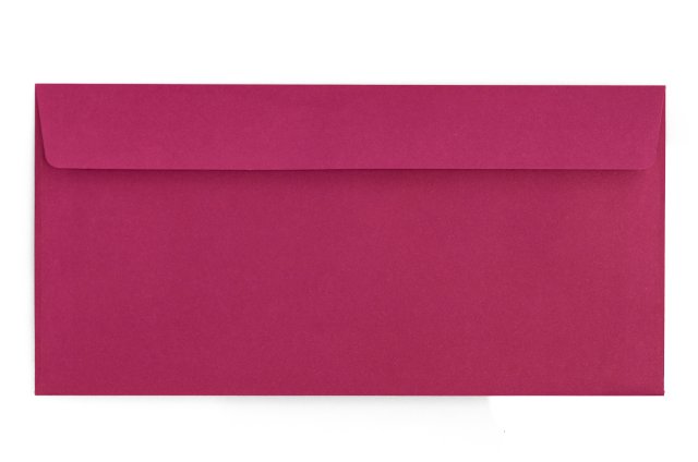 Briefumschläge DIN Lang haftklebend, Druck Pink