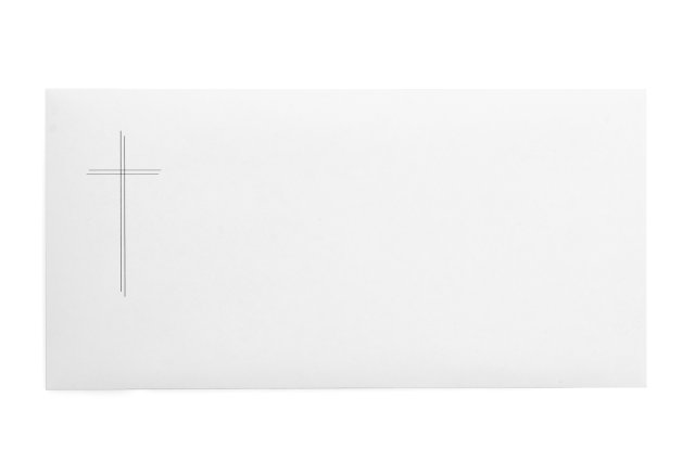 Briefumschläge DIN Lang haftklebend, Kreuz