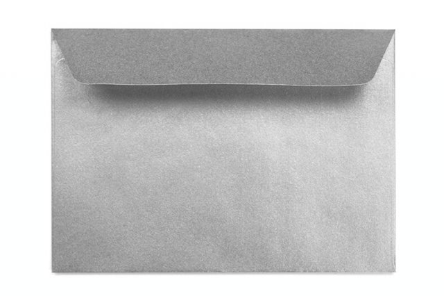 Briefumschläge DIN C6 haftklebend, Silber