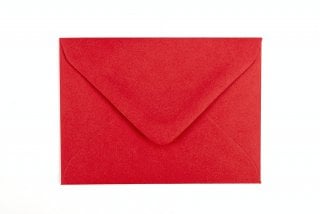Briefumschläge DIN C7, Rot