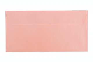 Briefumschläge DIN Lang haftklebend, Perlmutt Rosa