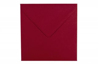 Briefumschläge Quadratisch 155x155 mm, Dunkelrot