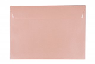 Briefumschläge DIN C5 haftklebend, Perlmutt Rosa