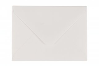 Briefumschläge DIN C7, Perlmutt Weiß