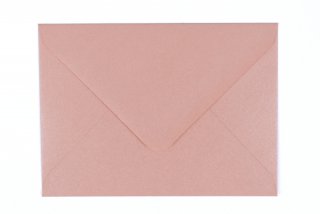 Briefumschläge DIN C7, Perlmutt Rosa