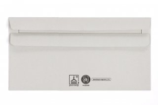 Briefumschläge DIN lang, Recycling Grau