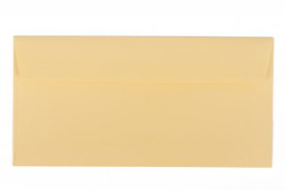 Briefumschläge DIN Lang haftklebend, Kurkuma