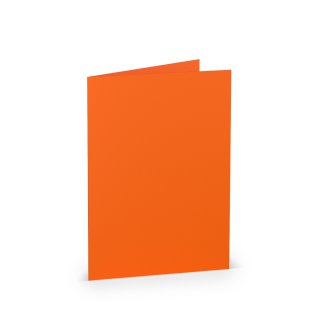 Klappkarten DIN A6, Orange