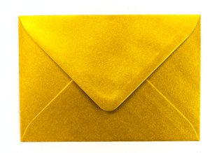 Briefumschläge DIN B6, Gold