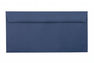 Briefumschläge DIN Lang+, Druck Dunkelblau