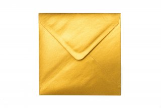 Briefumschläge Quadratisch 140x140 mm, Gold