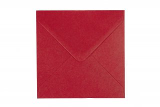 Briefumschläge Quadratisch 140x140 mm, Dunkelrot