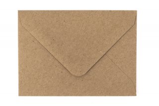 Briefumschläge 62x94mm, Kraftpapier