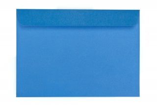 Briefumschläge DIN C5 haftklebend, Druck Blau