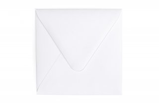 Briefumschläge Quadratisch 113x113 mm, Weiß