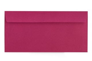 Briefumschläge DIN Lang haftklebend, Druck Pink
