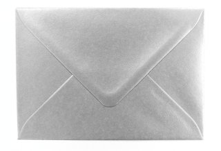 Briefumschläge DIN C6, Silber