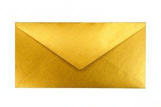 Briefumschläge DIN lang, Gold