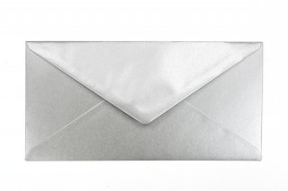 Briefumschläge DIN lang, Silber