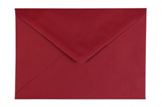 Briefumschläge DIN C5, Dunkelrot