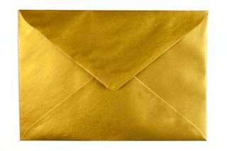 Briefumschläge DIN C5, Gold