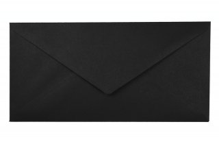 Briefumschläge DIN lang, Schwarz