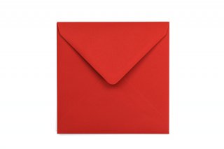 Briefumschläge Quadratisch 155x155 mm, Rot