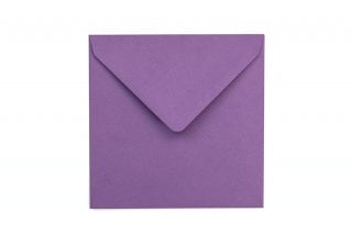 Briefumschläge Quadratisch 155x155 mm, Lila