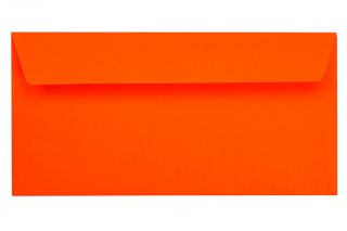 Briefumschläge DIN Lang haftklebend, Neon Rot