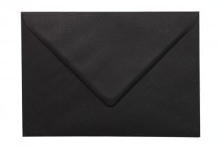 Briefumschläge DIN C5, Schwarz