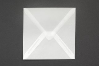 Briefumschläge Quadratisch 155x155 mm, Transparent