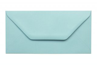 Briefumschläge DIN lang, Pastellblau
