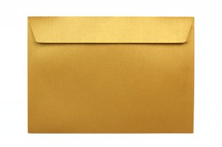 Briefumschläge DIN C5 haftklebend, Gold