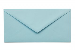 Briefumschläge DIN lang, Hellblau