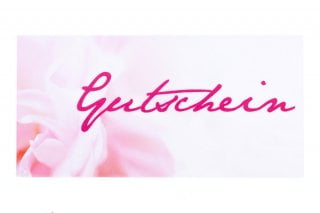 Briefumschläge DIN Lang, Druck Rose, Gutschein
