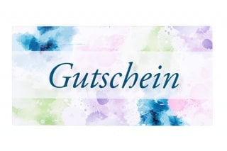 Briefumschläge DIN Lang, Druck Kleckse, Gutschein