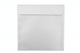 Briefumschläge Quadratisch 160x160 mm, Silber