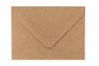 Briefumschläge DIN C7, Kraftpapier